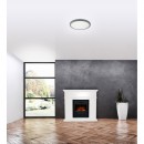 Globo 41639-35 LED Deckenleuchte Sabi 1x35W| 1900L | 3000K-4000K-6000K - 3-Phasen dimmbar, silber