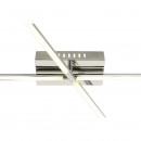 Globo 41910-32 LED Aufbauleuchte Domenico 1x27W | 40-820lm | 3000K | RGB - Fernbedienung, Farbfixierung, Farbwechsler, dimmbar, Nachtleuchte, chrom