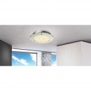 Globo 49230-18 LED Deckenleuchte Formosa 1X15W | 660LM | 4000K - chrom, Kristall, transparent