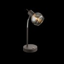 Globo 54347-1T Tischlampe Isla 1x4W | E14 LED | 196L | 3000K - inklusive Leuchtmittel, Schwanenhals, bronze