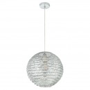 Globo 54502-1H Pendelleuchte Daxos 1x60W | E27 - chrom