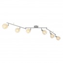 Globo 54502-6 Decken- und Spotleuchte Daxos 6x40W | E14 - chrom