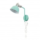 Globo 54641-1W Wandleuchte Roli 1x25W | E14 - Minze