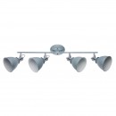 Globo 54646-4 Decken- und Spotleuchte Jonas 4x40W | E14 - grau