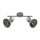 Globo 54653-2 Wand- und Spotleuchte Fabian 1x25W | E14 - Schalter auf dem Körper, einstellbar grau