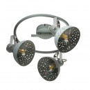 Globo 54653-3 Deckenleuchte Fabian 3x25W | E14 - einstellbar grau