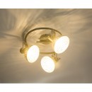 Globo 54653-3 Deckenleuchte Fabian 3x25W | E14 - einstellbar grau