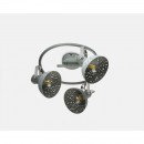 Globo 54653-3 Deckenleuchte Fabian 3x25W | E14 - einstellbar grau