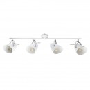 Globo 54654-4 Spotleuchte Deckenleuchte Armeca 4x40W | E14 - einstellbar weiß