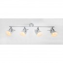 Globo 54654-4 Spotleuchte Deckenleuchte Armeca 4x40W | E14 - einstellbar weiß