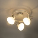 Globo 54657-3 Deckenleuchte Amory 3x40W | E14 - verstellbar, chrom, wei??