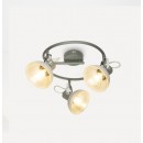 Globo 54658-3 Deckenleuchte Daisy 3x40W | E14 - einstellbar grau