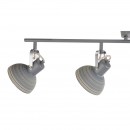 Globo 54658-4 Spotleuchte Deckenleuchte Daisy 4x40W | E14 - einstellbar grau