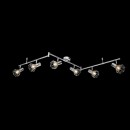 Globo 54802-6 Deckenleuchte Xara I 6x40W| E14 - chrom, verstellbar