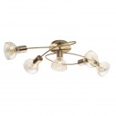 Globo 54922-5 Deckenleuchte Donto 5x40W| E14 - gold