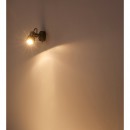 Globo 57000-1 Wandleuchte Sabinyo 1x50W | GU10 - Schalter auf dem Körper, Stein, chrom
