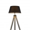 Globo 58293 Stehleuchte Mareen 1x40W | E27 - höhenverstellbar, schwarz