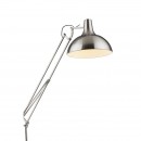Globo 58310 Stehleuchte Conny 1x60W | E27 - Nickel, matt, höhenverstellbar