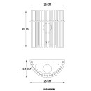 Globo GORLEY 15698WM Wandleuchte E27