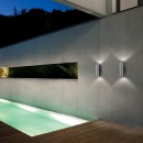 Ideal Lux 033013 Außenwandleuchte 2x35W Gun | GU10 | IP54 - Aluminium