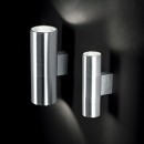 Ideal Lux 092300 Außenwandleuchte 2x60W Gun | E27 | IP54 - weiß
