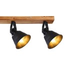 Globo 15466S-4 Deckeneinbaustrahler Günther 4x60W | E27 - braun, schwarz, gold