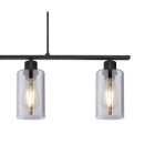 Globo 15465-4H Deckenleuchte Hadera 4x60W | E27 - schwarz, rauch