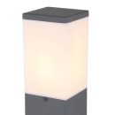 Globo 31731 Gartenleuchte Herri 1x15W | E27-LED | IP44 - Anthrazit