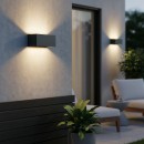 Ideal lux I313412 LED Außenwandleuchte ATOM | 25W integrierte LED-Quelle | 2100lm | 3000K