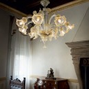 Ideal Lux 004099 Pendelleuchte 8x40W Rialto Sospenzione | E14 - Glas
