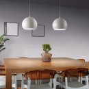 Ideal Lux 005218 Pendelleuchte 1x60W Pandora Bianco | E27 - weiß