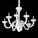 Ideal Lux 019390 Pendelleuchte 8x40W weiß Lady | E14