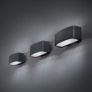 Ideal Lux 061580 Außenwandleuchte 1x60W Andromeda | E27 | IP55 - anthrazit