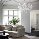 Ideal Lux 068190 Pendelleuchte 8x40W Miramare | E14 - weiß