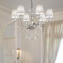 Ideal Lux 088051 Pendelleuchte 6x40W Pantheon Argento | E14