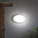Ideal Lux 096711 Außenwandleuchte 1x23W Maddi | E27 | IP66 - weiß
