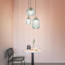 Ideal Lux 237497 Decken Kronleuchter Mint 1x60W | E27 - rauchglas, grün