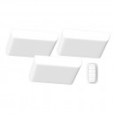 Immax Neo 07110KD LED Set 3 Deckenleuchten Practico 3x24W | 3000-6000K - Fernbedienung, dimmbar, quadratisch