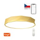 Immax NEO 07132-G80 LED-Deckenleuchte Diamante 1x60w | 4450lm | 3000-6000K - ZigBee 30, dimmbar, Fernbedienung, Gold