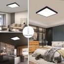 Immax NEO LITE 07279L LED Deckenleuchte FRAME  integrierte LED-Quelle