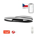 Immax NEO 07140-B70 LED Deckenleuchte Round 1x44w | 2420lm | 2700-6500k - Dimmable, Fernbedienung, ZigBee 30, schwarz