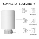 Immax NEO 07732L Thermostat-Kopf Smart 2xAA - ZigBee 30, weiß