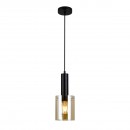 Italux PND-5581-1-BK+AMB Sardo | 40W E27