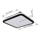 Globo 41391-40 LED Deckenleuchte JAXXI  | 40W integrierte LED-Quelle | 2000lm | 2700-6500K