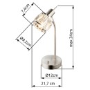 Globo 54356-1T Tischleuchte Kris 1x40W | E14