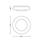 Philips 33365/31/16 LED Deckenleuchte 1X22W Cinnabar | 2700K