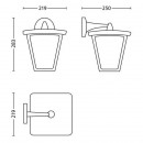 Philips 15481/30/16 LED Außenwandleuchte 1x4,5W Cottage | 2700K | IP44