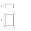 Philips 17293/93/16 LED Außenwandleuchte 1x6W Karp | 2700K | IP44