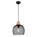 LEDKO Draht Lampe 60W E27 - schwarz