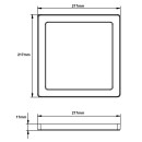 Globo 12380-18W LED Deckenleuchte Lasse 1x18W | 1500lm | 3000-4000-6500K - weiß, opal